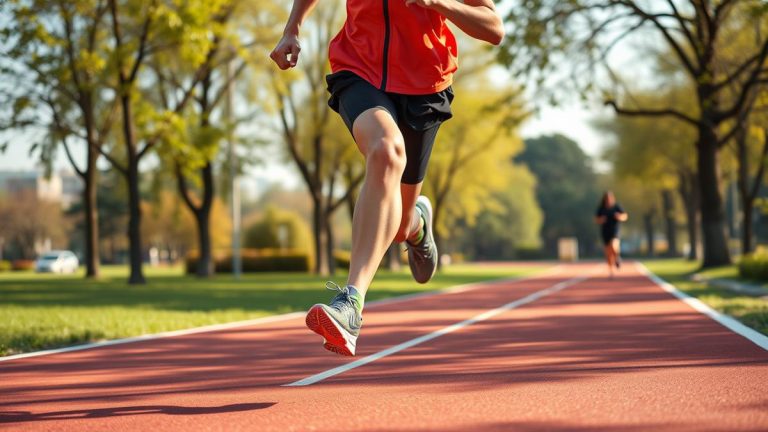 Lari pagi dengan kombinasi stretching dinamis dan latihan kekuatan